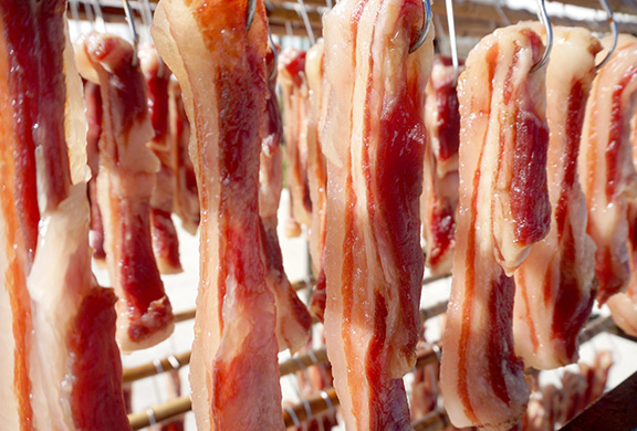 徽州臘肉制作過(guò)程